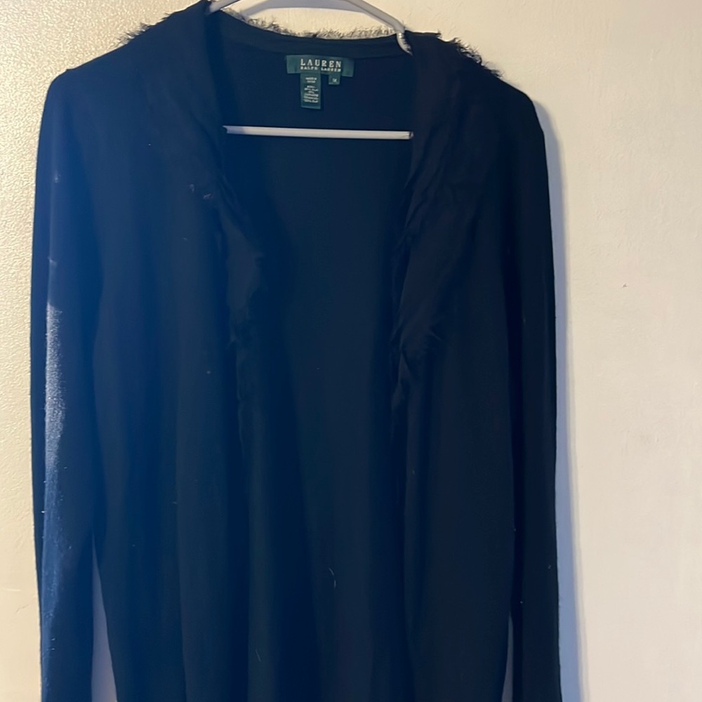 Black sweater jacket